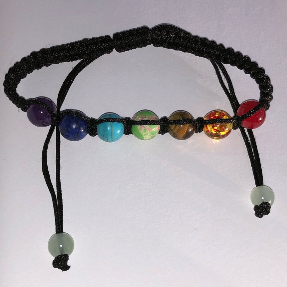 7 Chakra Beaded Crystal Bracelet